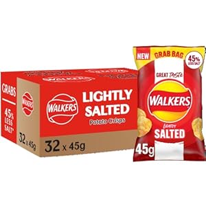 Walkers Less Salt Lightly Salted Cr...