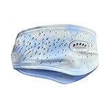 Colaxi Figure Skating Headband Hair Band Versatile Non Slip Lightweight Sweat Absorbing Sweatband for Workout Cycling Adults Fitness, Light Blue