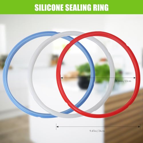 3x Aros de Sellado 6 Qt para Sellos 5/6Qt IP-LUX 60 IP-DUO 60 miniatura 2