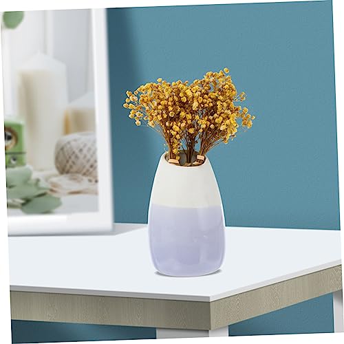 Ramo de 6 flores secas artificiales para decoración miniatura 7