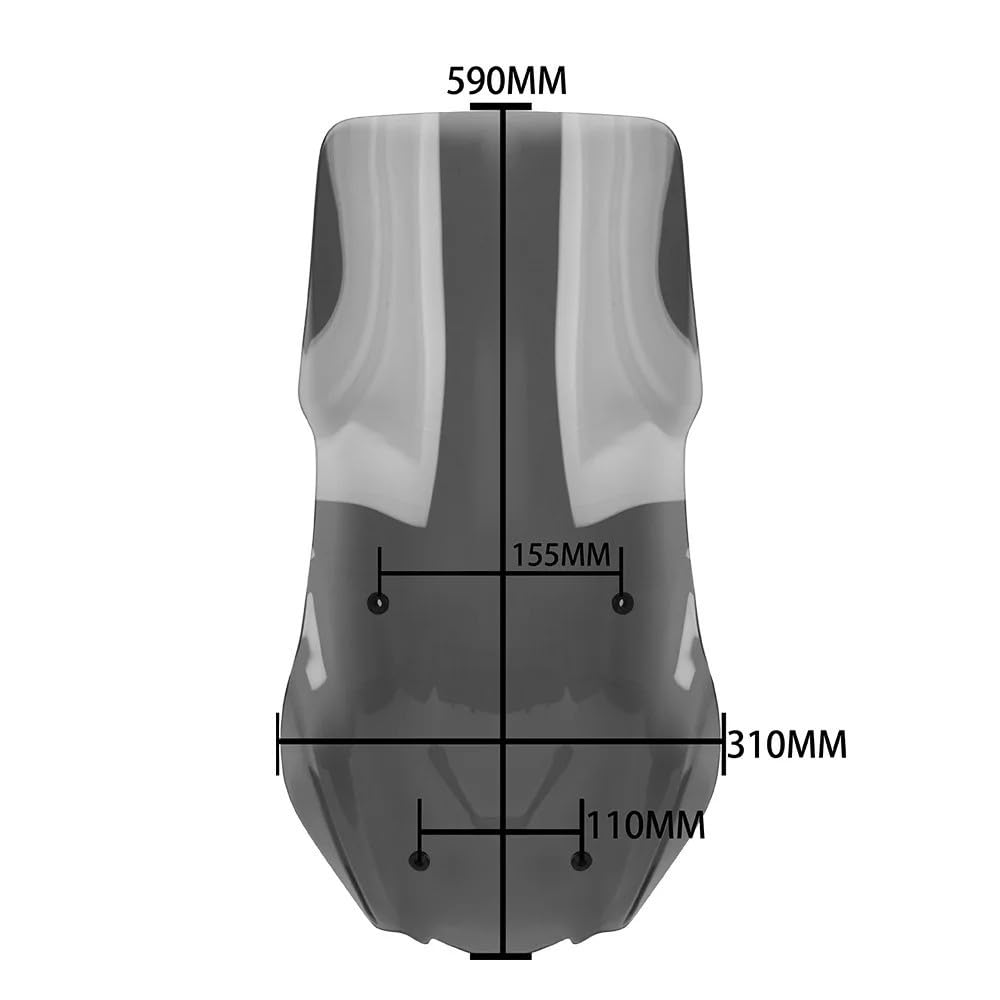 Dla ADV 350 2022-2025 Deflektory Szyb Motocyklowych Szyba Motocyklowa
