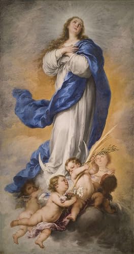 Image sur toile l'Immaculée Conception de la Vierge Murillo 60x90cm