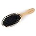 Boar Bristle Detangling Hair Brush- Natural Wooden Bamboo Handle for All Hair Types - Adds Shine and Improves Hair Texture - All Purpose Styling Brush- Straightening, Detangling With No Pain