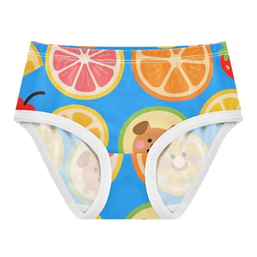 GuoChe Cotton Panties Elastic Waistband Panties Briefs Underwear for Baby Girls in Sizes 2T,3T, 4T, 5T, 6Y and 8Y