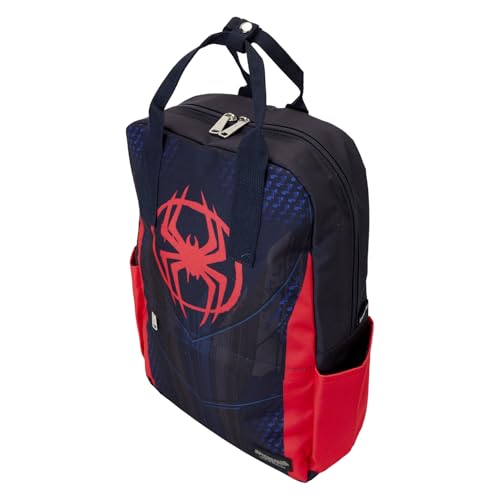 Loungefly Marvel Spider-Verse Miles Morales Suit Full -Size Nylon Backpack3