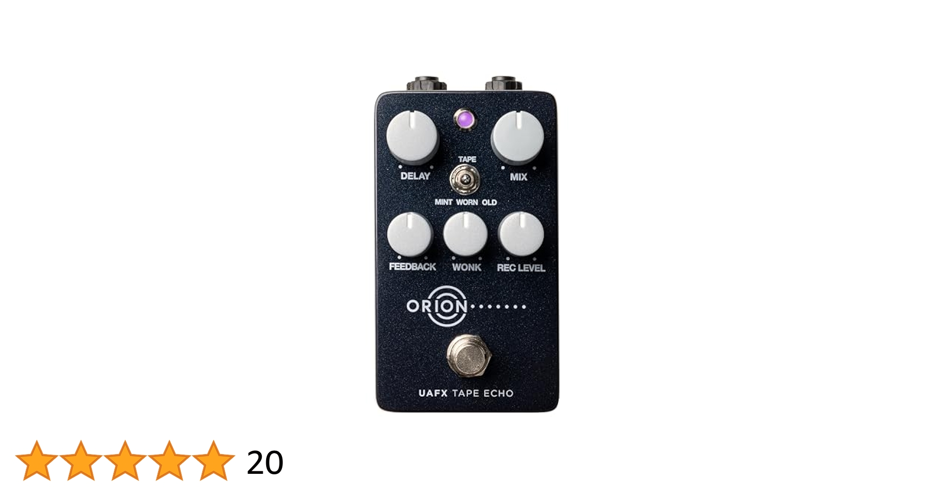 （未開封品）UAFX ORION TAPE ECHO ギターエフェクター Amazon.com: Universal Audio Orion Tape Echo Effect Pedal