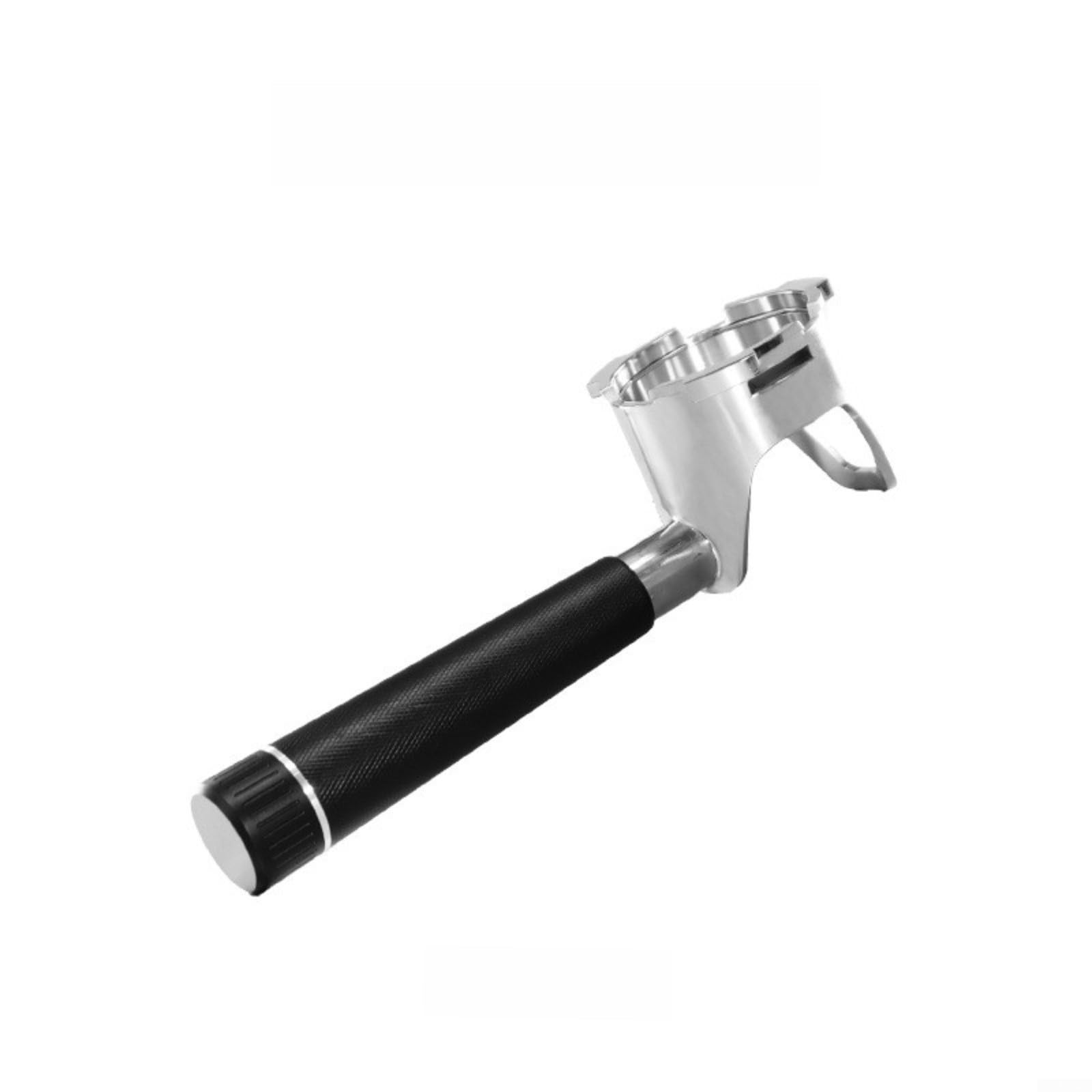 Portafiltro de cesta sin filtro de 54 mm para la serie NJ ES501 ES601, mango ergonómico de aluminio y construcción de acero, para accesorio de café barista (negro)