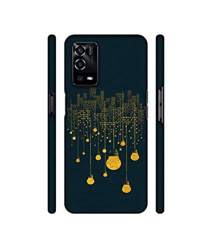 Image of City Light Pattern Design 3D Printed Hard Back Case Cover for Oppo A55 4G
