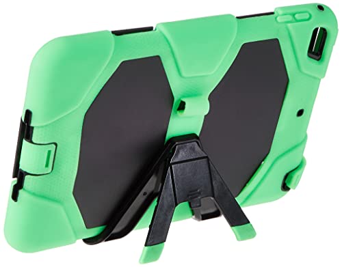 Case for iPad 7.9 Inch Mini 5 2019 / iPad Mini 4 Case with Stand, 3 in 1 Rugged Structural Drop Proof Case with Grip Stand - Green - Image 3
