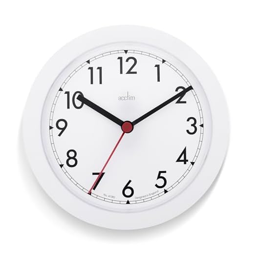 21242 Stratford Wall Clock White
