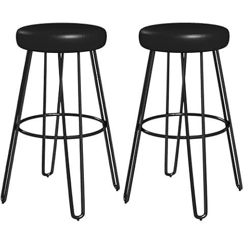 HOMCOM Tabourets de Bar Industriels Cover