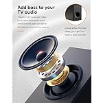 Sound Bars for TV with Subwoofer, 2.1ch Home Audio Speaker & 3D & 240W Deep Bass Subwoofer Bluetooth 2-in-1 Detachable TV Surround Sound Speaker System - Image 4