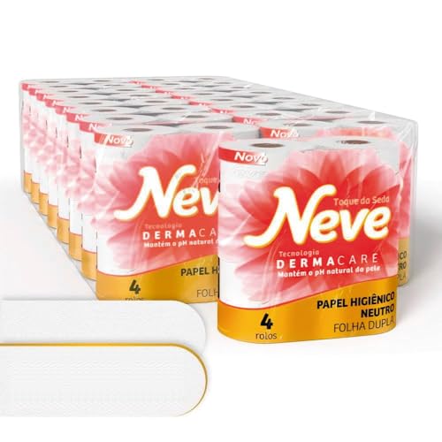 PAPEL HIGIENICO NEVE FOLHA DUPLA FARDO COM 64 ROLOS DE 30M