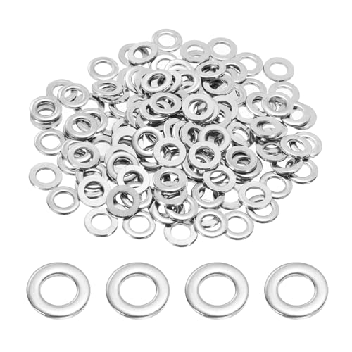 Rondelles plates M6 inox 304 pour stopper la rouille et stabiliser les vis desserrées