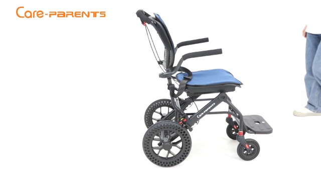 Amazon | Care-parents 車椅子 人間工学 介助式 軽量 折りたたみ