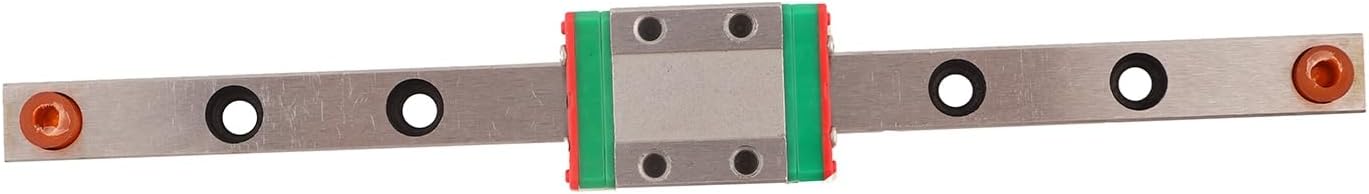 Karlak Linear Rail Slide Block, Small, Lightweight, 4-Point Design, Widely Used for Automatic Equipment, Measuring Equipment, and Many Other Machines with Lubrication System for (150)
