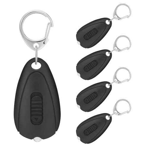 RISEMART Keychain Flashlight, Portable Mini Keychain Light Pack of 5, 14 Lumens Bright LED Key Ring light for Ourdoor Camping Emergency Hiking