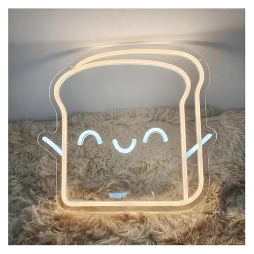 Décoration lumineuse néon pour pain grillé : illuminez votre bar