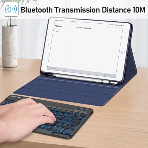 FINTIE Hülle mit Tastatur für iPad 9./8./7. Generation (10.2 Zoll) – Ansicht 8