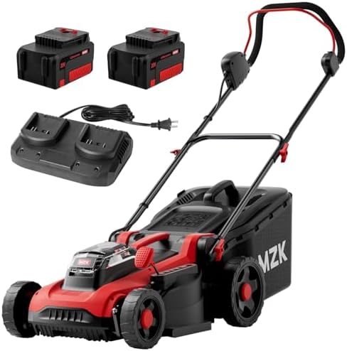 MZK 40V 16-Inch 2-in-1 Lawn Mower, Brushless Cordless Push Mower