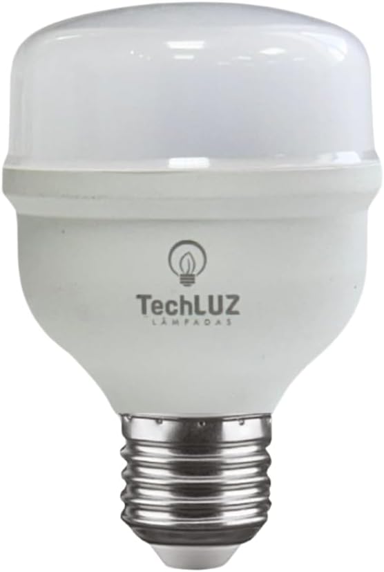 Kit 5 Lâmpadas Led 40W Bulbo 6500k Branco Frio E27 Bivolt Inmetro Techluz