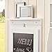 SoBuy FWT20-W,Mesa Plegable de Pared, Escritorio para Fijar en la Pared,con Pizarra...