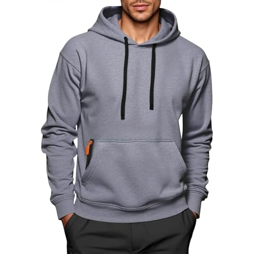 Men's with Hood Hoodies Fashion Solid Color Zipper Hooded Tops Anime Cute Outfits College Pullover Fall Funny 2025