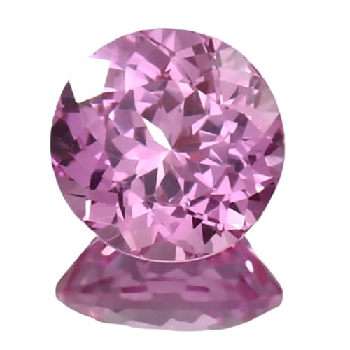 Pierre gemme saphir rose ceylan 12x12mm pour la fabrication de bijoux