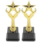 NUOBESTY スター7トロフィー7賞7​​2個7ゴールド7参加7トロフィー7カップ7優勝7賞品7大会7トロフィー7パーティー7記念品7小道具7サッカー7サッカー7スポーツ