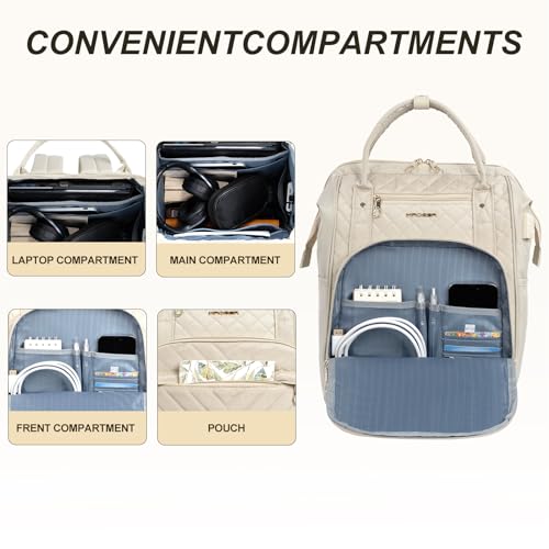 Image of KROSER Laptop Backpack Women's 17 Inch Business
