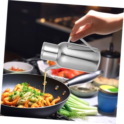 Bouteille distributeur huile inoxydable de table chic et durable