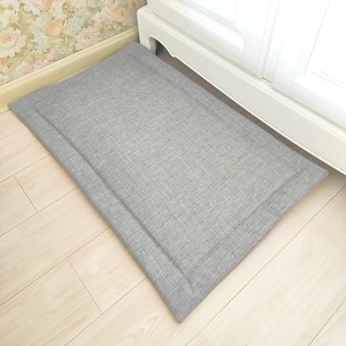 クッション 猫 マット 犬 オックスフォード ペットマット 敷き物 スクエア型 犬猫兼用 柔らか ハウス 防水 滑り止め 折り畳み 収納便利 高耐久 防風防湿 猫マット 毛布 ドライブ 遊び場 XL:110*70cm