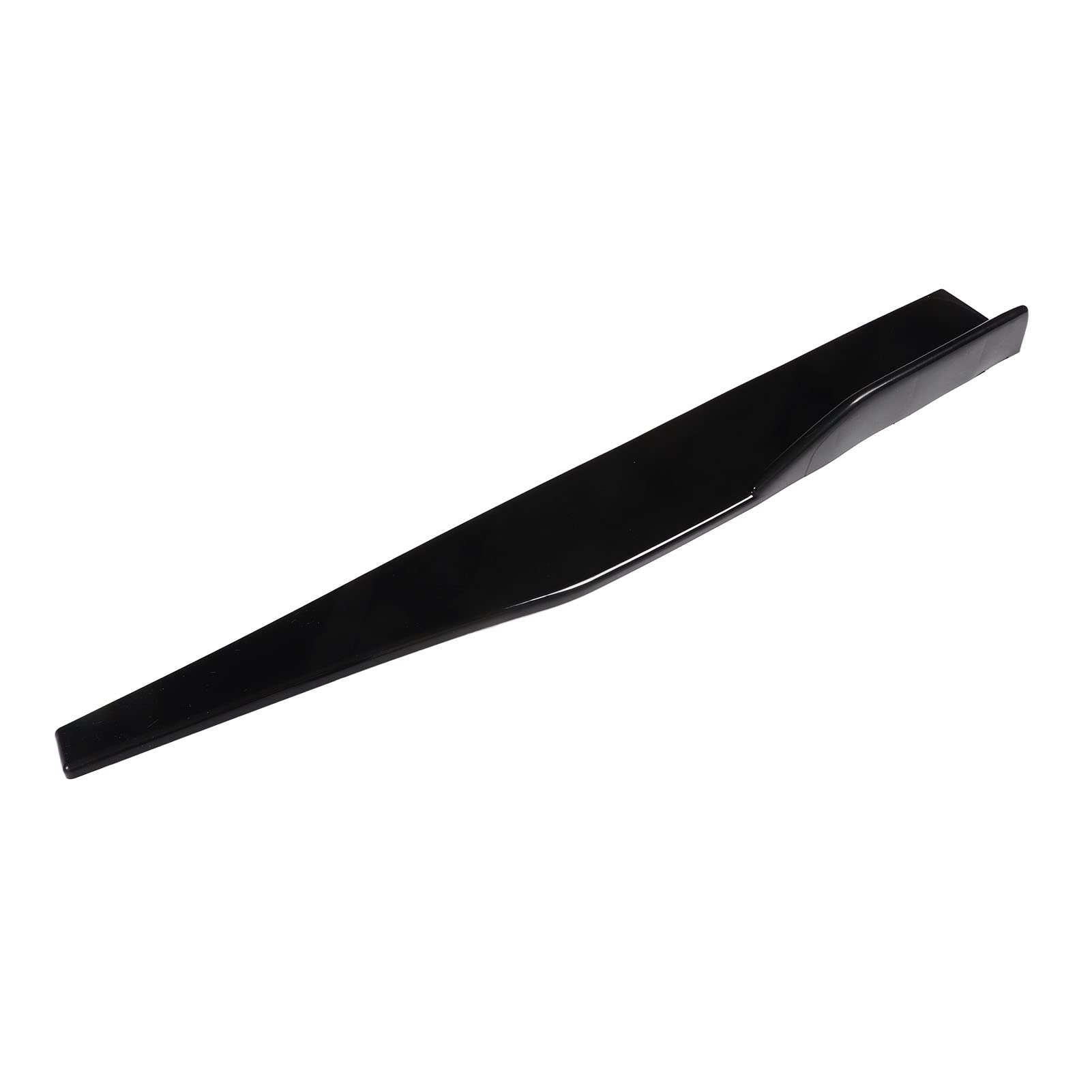 KIMISS Minigonne Laterali per Auto Universali 2 Pezzi Gonna Laterale Posteriore in ABS Nero Lucido per SUV e Automobili, Accessorio per lo Styling Automatico Durevole