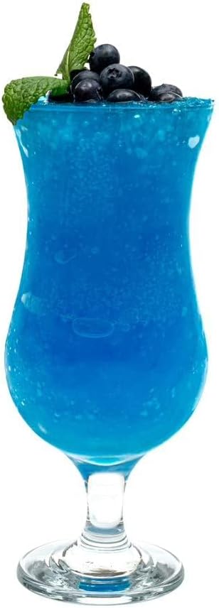 Vikko Hurricane Glasses, Set of 12 Pina Colada Glasses, 13.25 Ounce Cocktails Glasses Set, Durable Dishwasher Safe Party Glass 13.25 Ounce Pack of 12