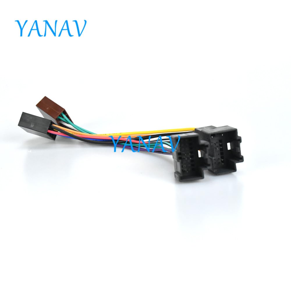12-006 Wire Harness Adaptor ISO Radio Adapter Cable for-for Chevrolet 2006+/SAAB 9.5 1998+Car Stereo Radio ISO Standard Connector Ad