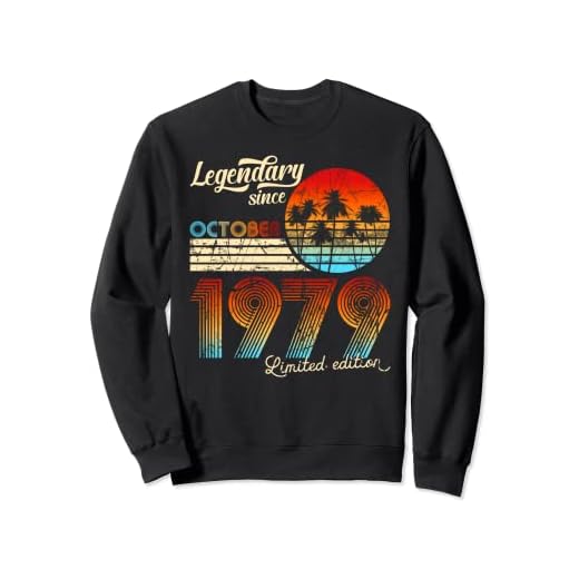 Cumpleaños Legendario Desde Octubre De 1979 Regalo. Sudadera