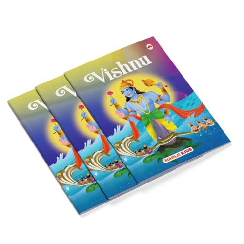 Image of Story Books for Kids (Set of 5 Books) - Balaji, Vishnu, Balarama, Garuda, Vaishno Devi - Mythology Stories for Children - Read Aloud to Infants, Toddlers - Age 3+