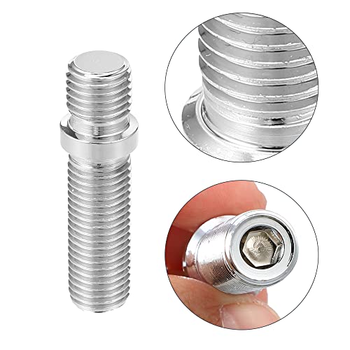 X AUTOHAUX 10 Stück M12x1.5 zu M12x1.5 Felgenbolzen Umbau für BMW Silberton
