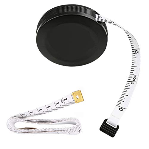 Set de 2 cintas métricas flexibles de alta precisión miniatura 4