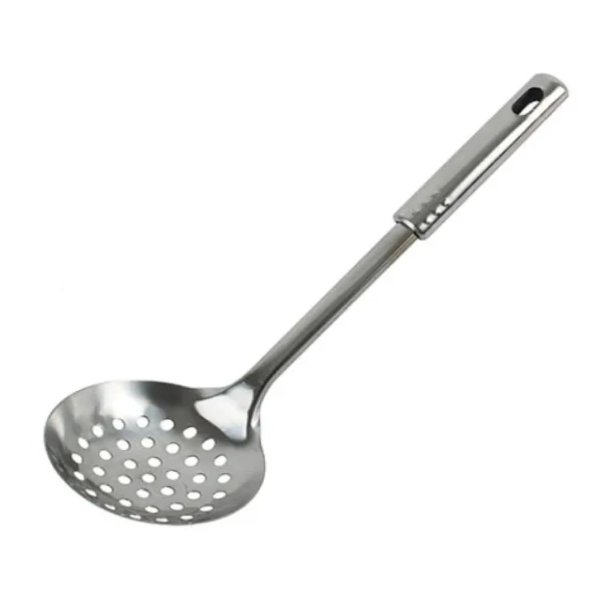 Escumadeira Aço Inox – Utensílio Ergonômico e Resistente para Cozinhas Domésticas e