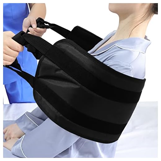 [LOSCHEN] Cinturón de traslado de pacientes de 110 cm para el traslado seguro de personas mayores y lesionadas desde el coche, la silla de ruedas o la cama (negro)