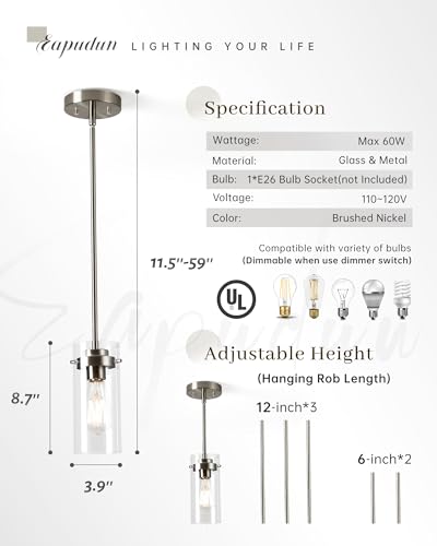 Eapudun PENDANT LIGHTS Light Fixtures thumb #2