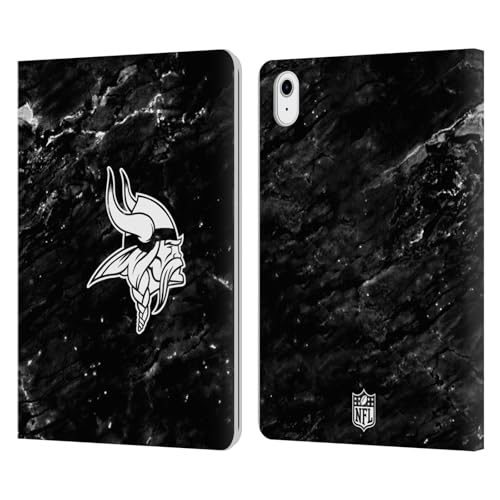 Coque portefeuille iPad Air 11 NFL Minnesota Vikings marbre cuir