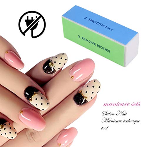 sdfghzsedfgsdfg Vrouwen Schoonheid Acryl Nail Art Tips Buffer Polijsten Schuurblok Buffer 4 Manier File Salon Manicure… - Image 5