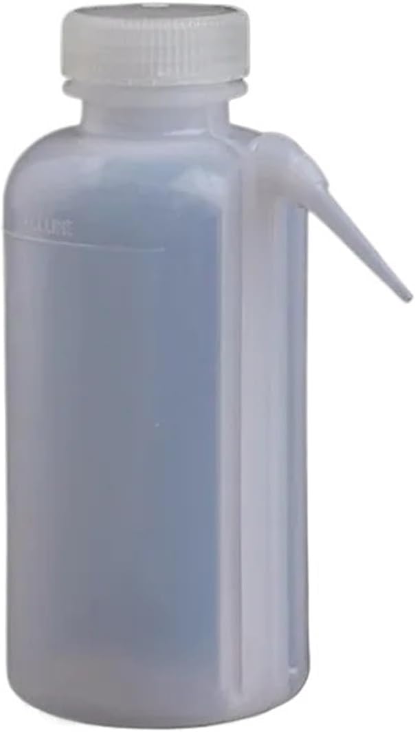 Plastic Wash Bottle Laboratory LDPE Squeeze Measuring Bottle for Lab Use Integrated Body & Separating Tube 500ml Wide Caliber