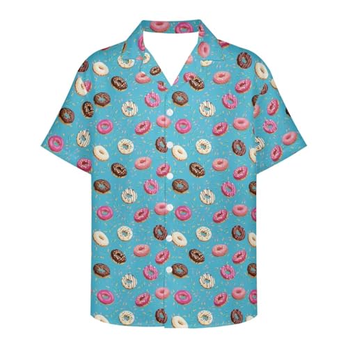 Men's Funky Graphic Hawaiian Shirts for Spring Break and Summer Beach Travel Aloha Shirt for Guys