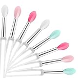 8Pcs Silicone Lip Brushes Lipstick Applicator Brushes,Makeup Brush, Perfect Applicators for Cream Li