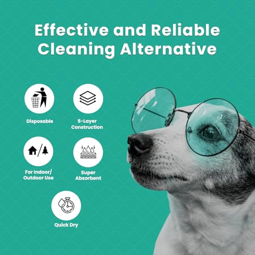Image of Incofit Pet Training Pads 60 X 45 cm 20 Counts with Leak-Proof Quick-Dry Design, 5 Layered Leak Proof, Potty & Peeing Toilet Trainer, Non Slippery