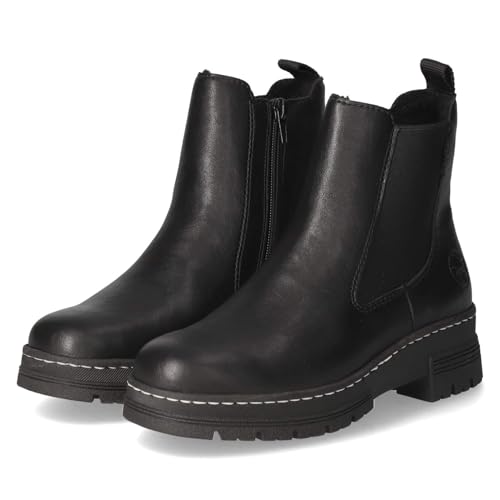 Bottines Chelsea Rieker 73892 pour femme en noir pointure 37
