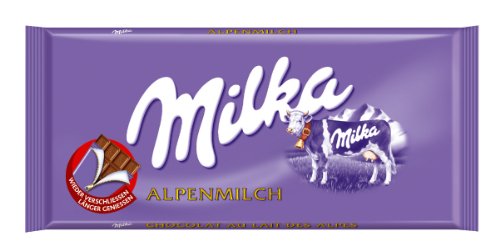 Milka 249473 Alpenmilch Vollmilch Schokolade Chocolate 5 X 100 Gram cover